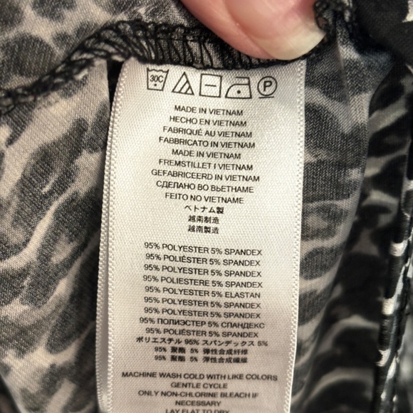 MICHAEL Michael Kors Draped Sheath Dress - Animal Print Size M - Picture 12 of 12